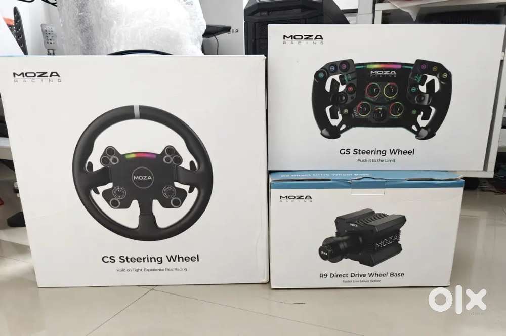 Moza Sim racing wheels and base