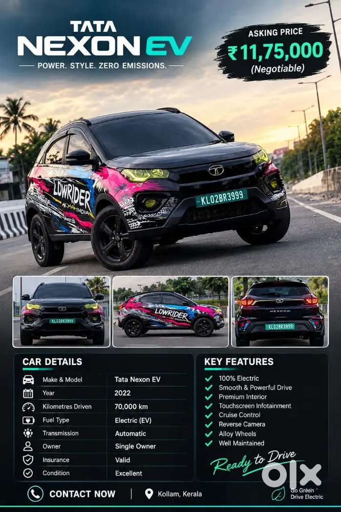 Tata Nexon Ev  2022 Dark Edition