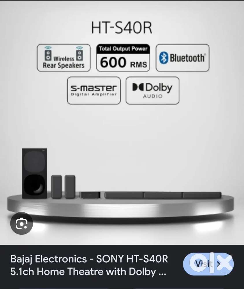 Sony ht s40r 600  600 wat dolby atmos