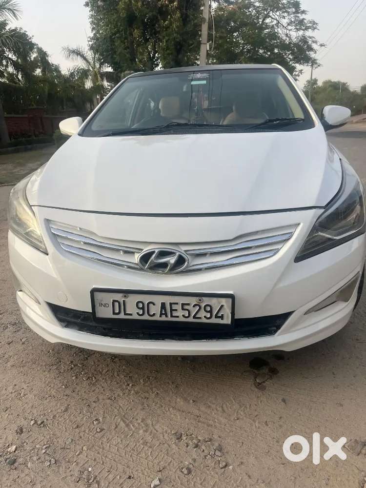 Hyundai Verna White Colour 2015 Model Excellent Condition No Any Probl