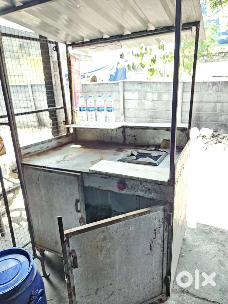 newly made food cart