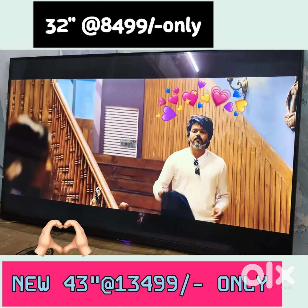 New imported 43 inch smart ped tv just 13499@