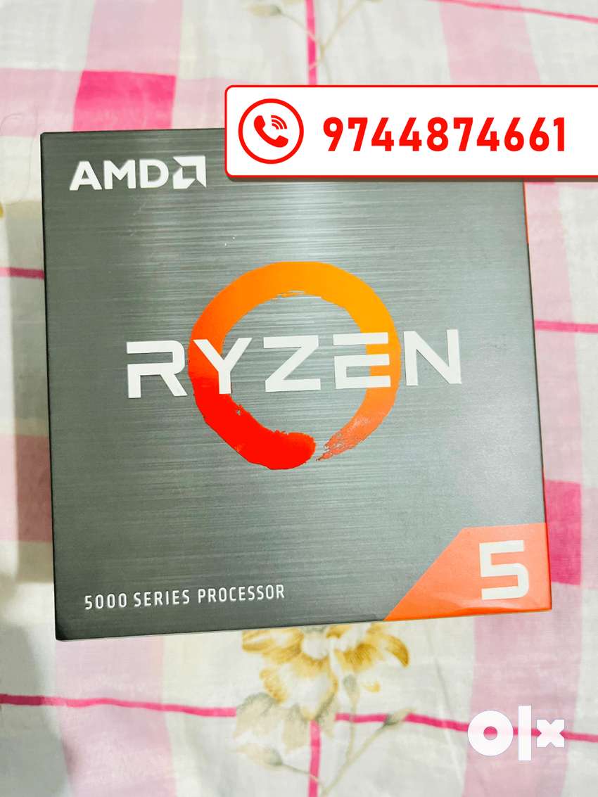 AMD RYZEN 5 5600X with stock cooler and box (only 4 months used ...