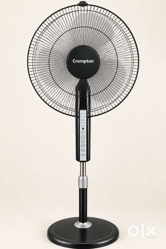 Crompton Pedestal Stand Fan with Remote – Good Working Condition
