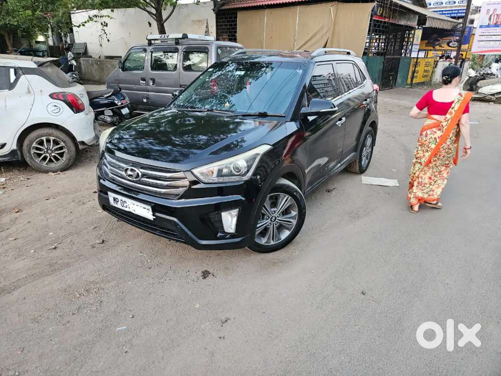 2017 Model Creta Black Colour Top Variant