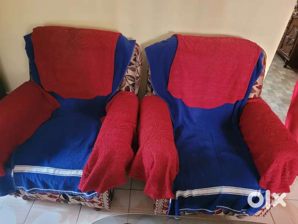 Two single seat sofa
