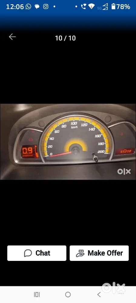 Chevrolet Sail U-va 2013 Petrol 65000 Km Driven