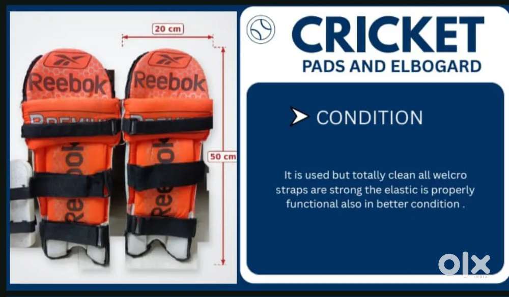 Cricket Pads And Elbogard