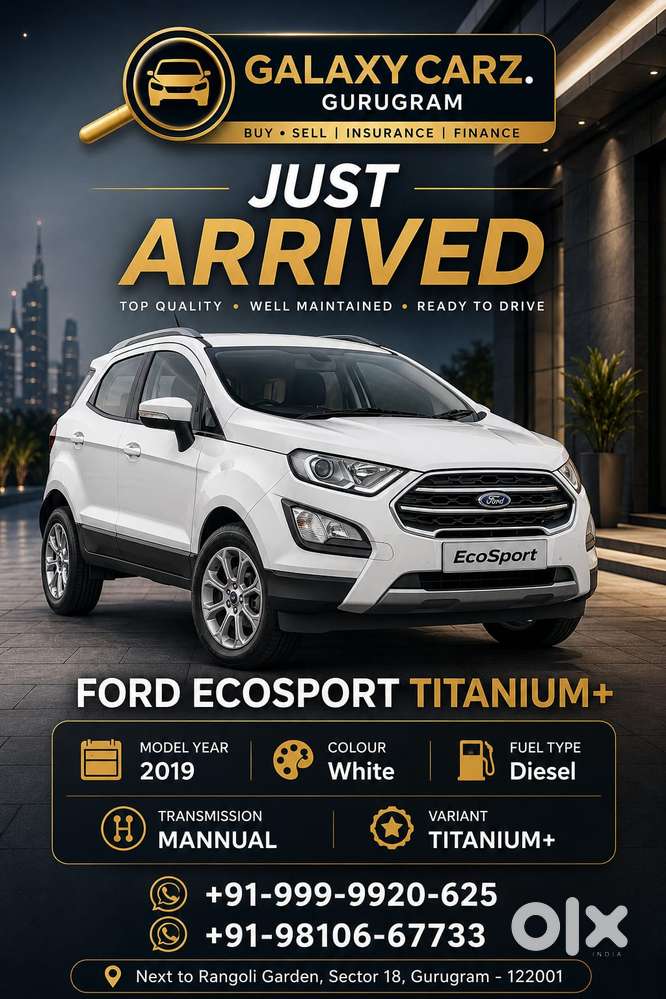 Ford Ecosport 1.2 Titanium Plus Sports, 2019, Diesel