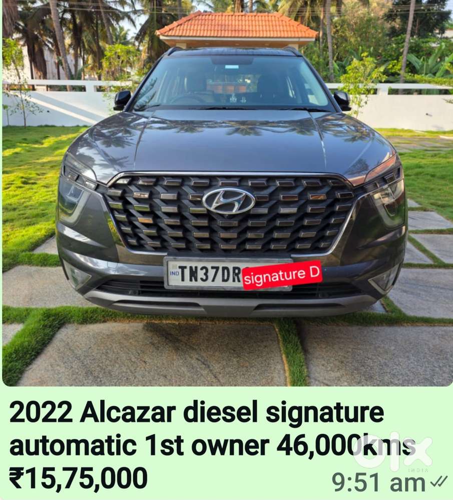 Hyundai Alcazar 1.5 Signature (o) Diesel At 7 Str, 2022, Diesel