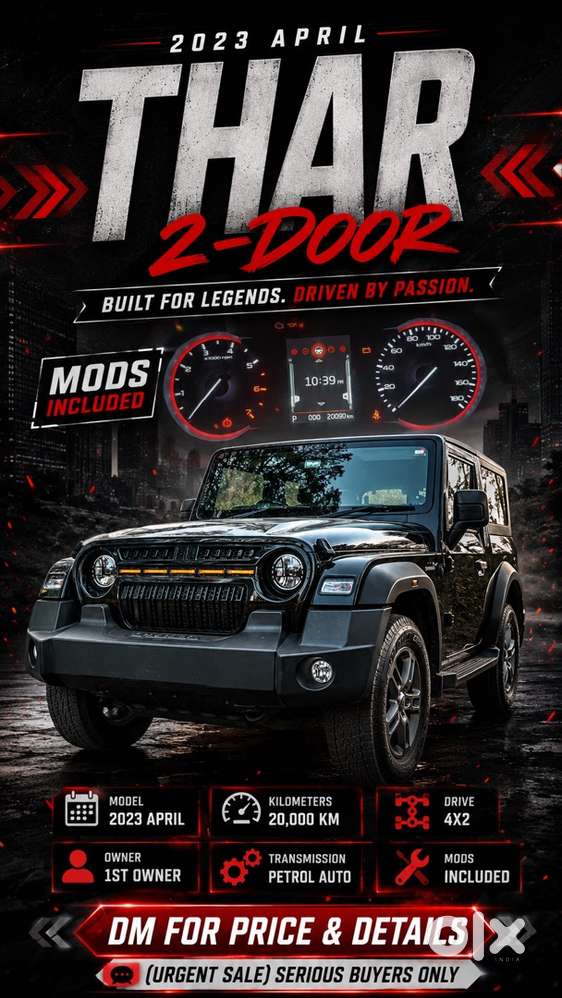Mahindra Thar Petrol 2023