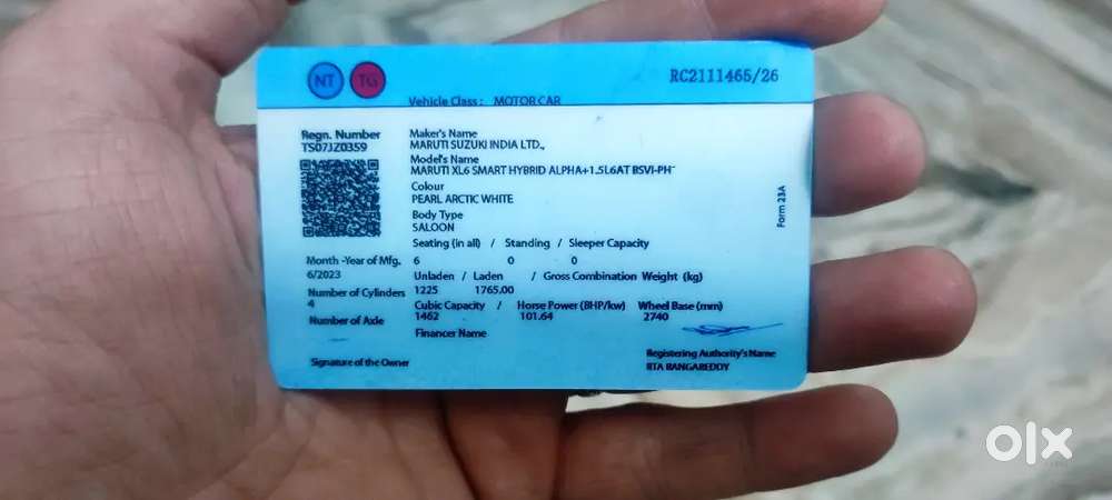 Maruti Suzuki Xl6 2023 Petrol Well Maintained