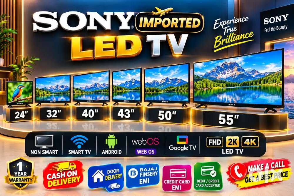SONY TV MEGA SALES CASH ON DELIVERY AVAILABLE