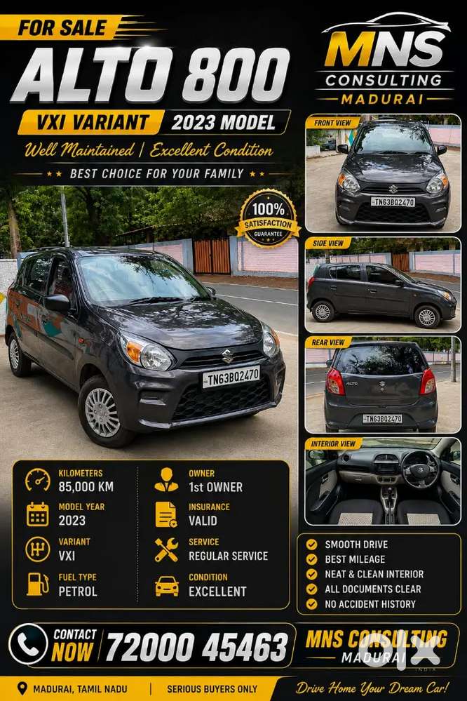 Maruti Suzuki Alto 800 2023 Car