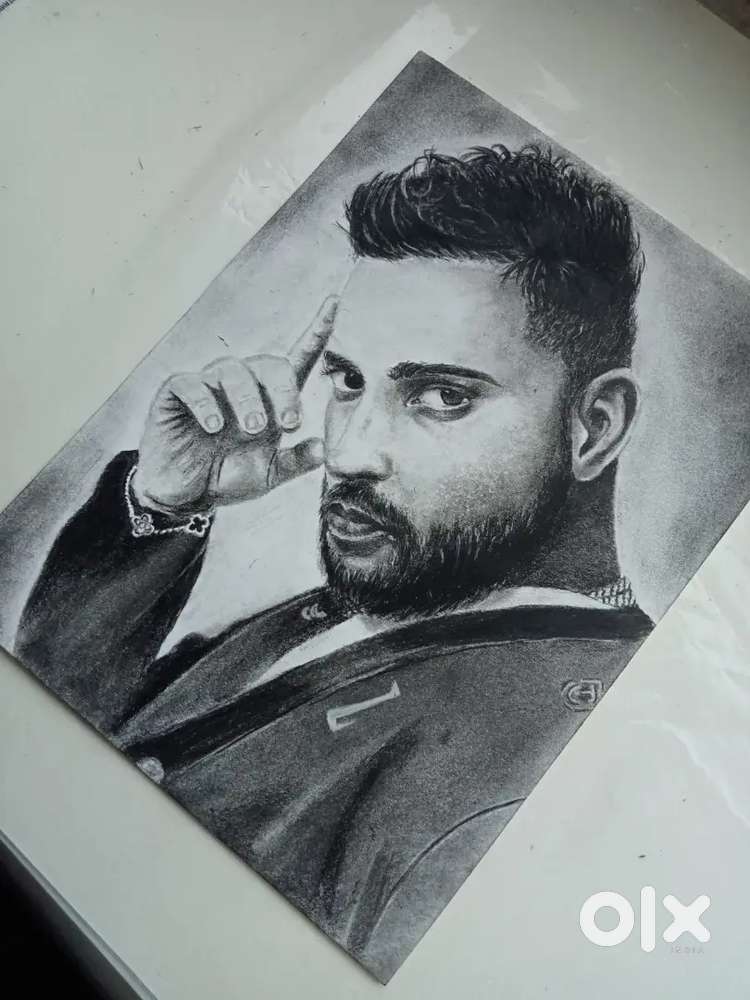 KARAN AUJILA SKETCH TOTALLY HAND MADED