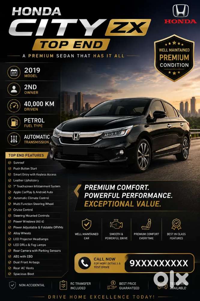 Honda City Zx Top End