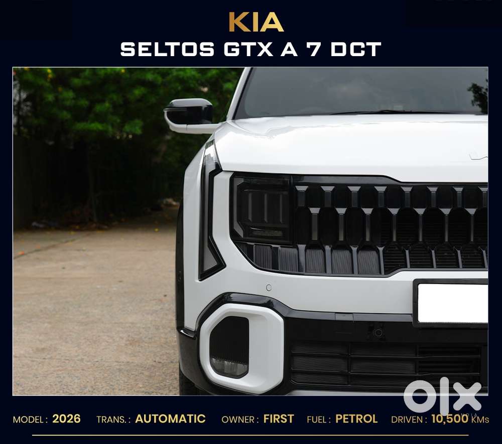 Kia Seltos Gtx Plus 1.5 Turbo Petrol Dct, 2026, Petrol
