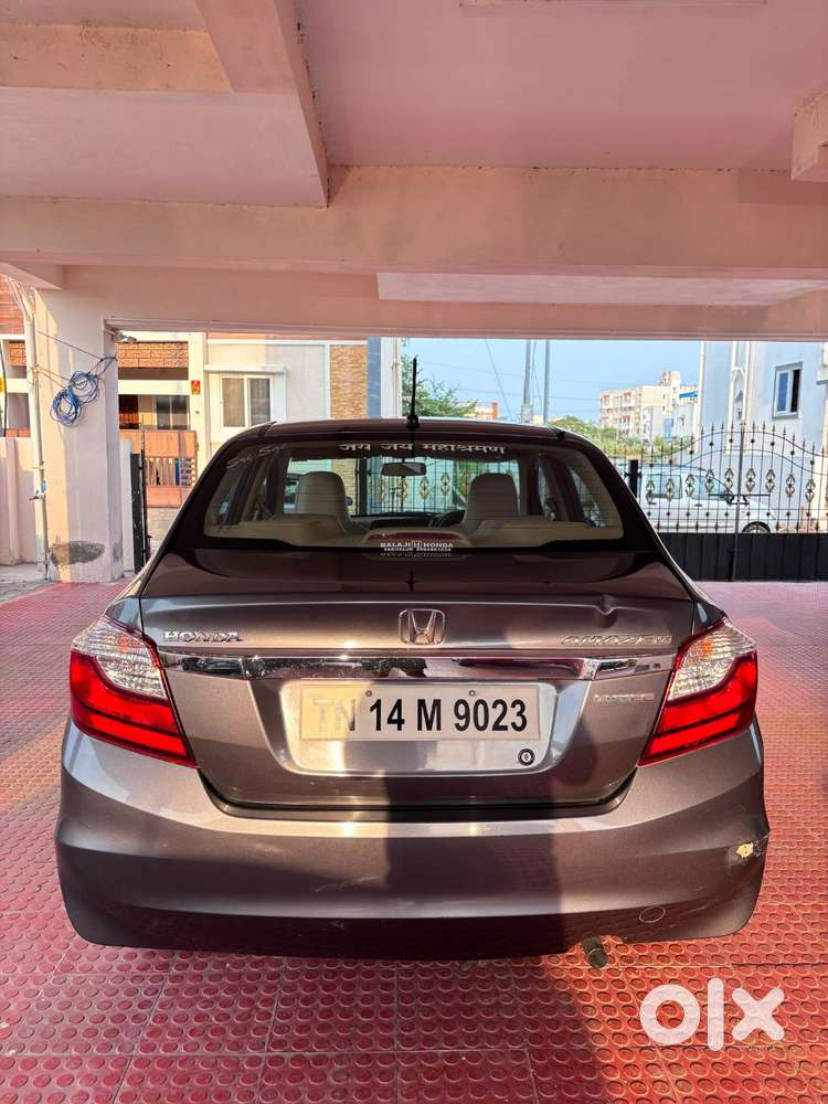 Well-maintained Honda Amaze Petrol-dark Grey,company Service For Sale