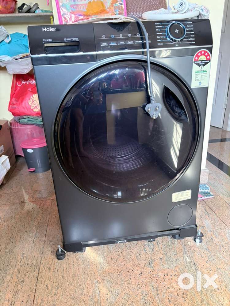 Haier 8kg fully automatic front load 5star inverter antibacterial tech