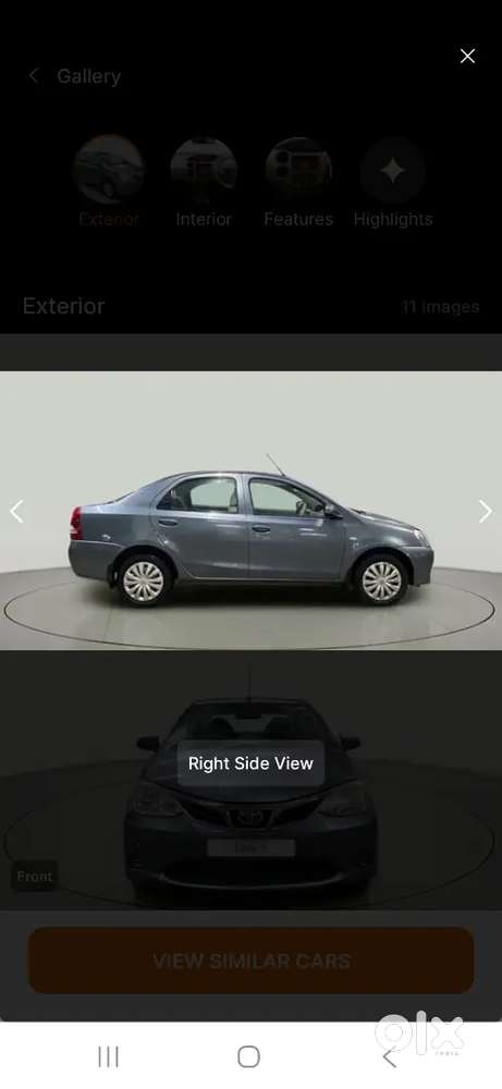 Toyota Etios 2015 Petrol 70439 Km Driven