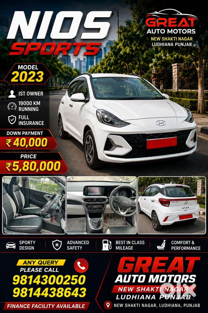 Hyundai Grand I10 Nios, 2023, Petrol