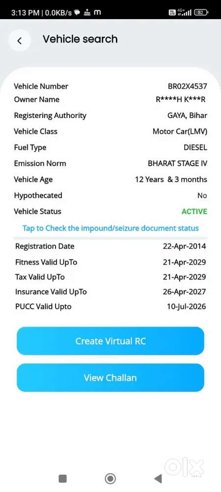Mahindra Scorpio 2014 Diesel 86000 Km Driven
