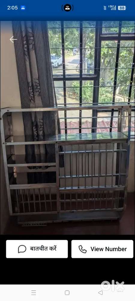 Kitchen rack ek badi h ek chhoti