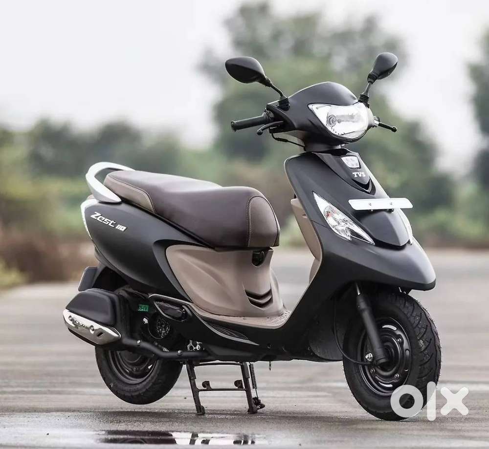 Black Tvs Zest Scooty TVS Zest 110 BS6: Price, Mileage, Features