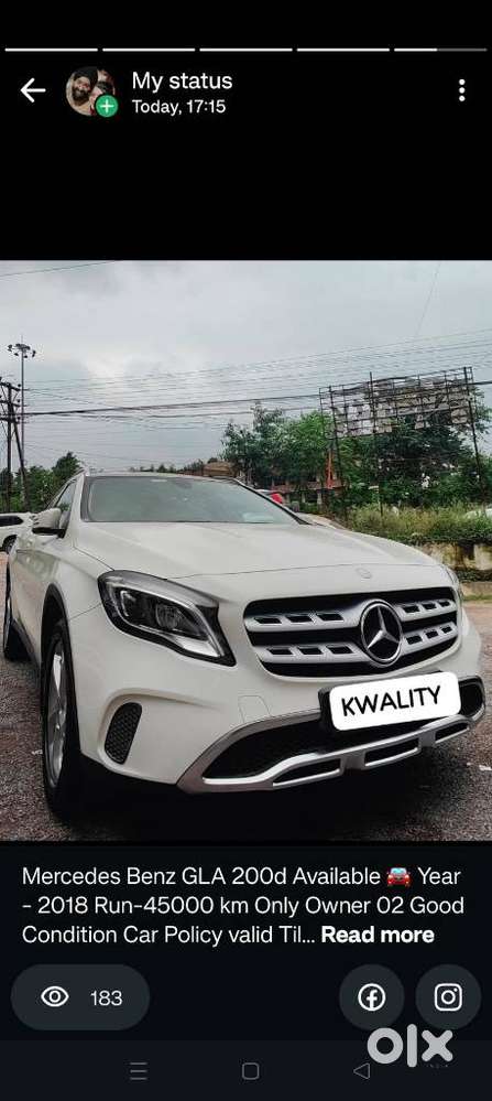 Mercedes-benz Gla 200 D, 2017, Diesel