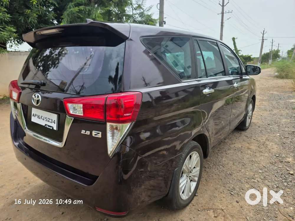 Toyota Innova Crysta 2018 Last