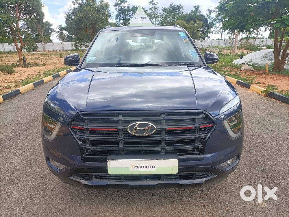 Hyundai Creta 1.5 S Plus Knight Petrol Dual Tone, 2022, Petrol