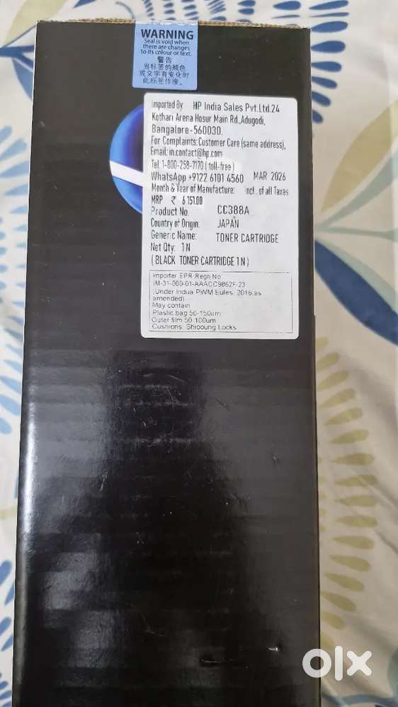 88A cartridge CC388A Black Toner Cartridge
