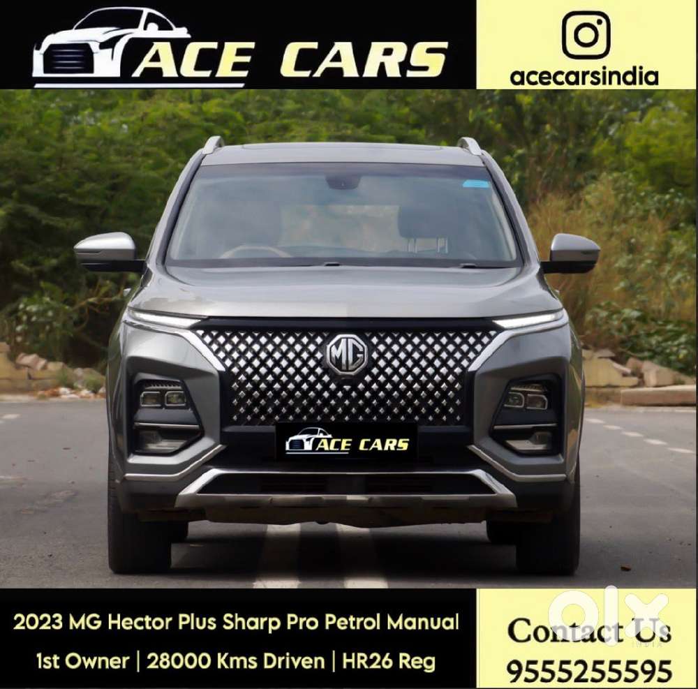 Mg Hector Plus Sharp Pro 1.5 Turbo Petrol Mt 6 Str, 2023, Petrol