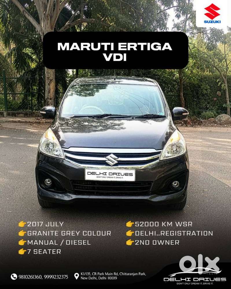 Maruti Suzuki Ertiga Vdi, 2017, Diesel