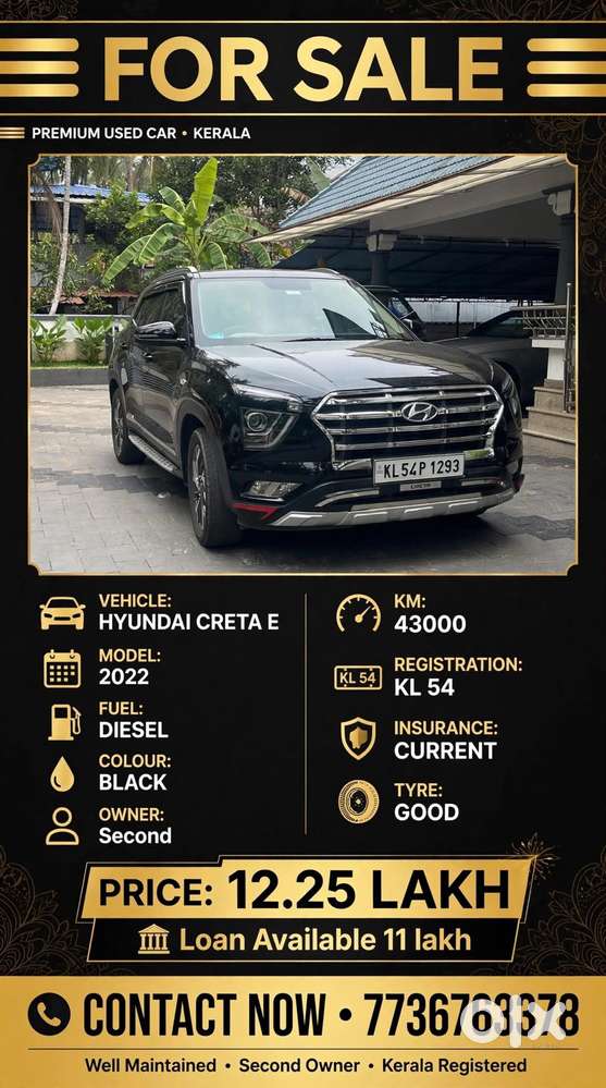 Hyundai Creta 1.6 E Plus, 2022, Diesel