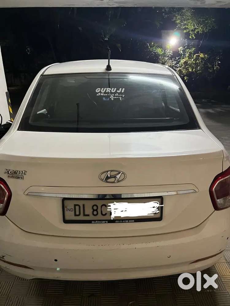 Dl Registered- Hyundai Xcent S(o) 2015 Cng & Petrol Well Maintained