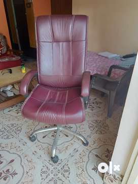 Wooden office chair online olx