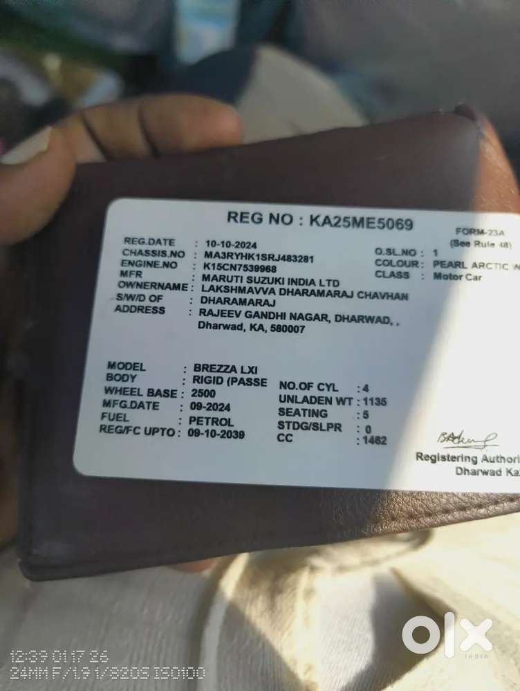 Maruti Suzuki Brezza 2024 October(only Five Month Old)