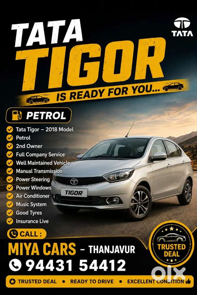 Tata Tigor 2018 Petrol 100000 Km Driven