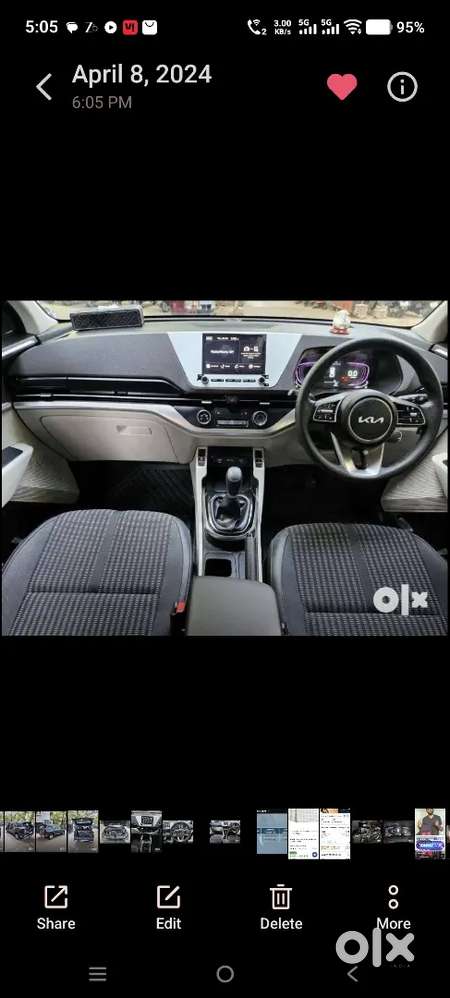 Kia Carens Petron And Cng Hybrid