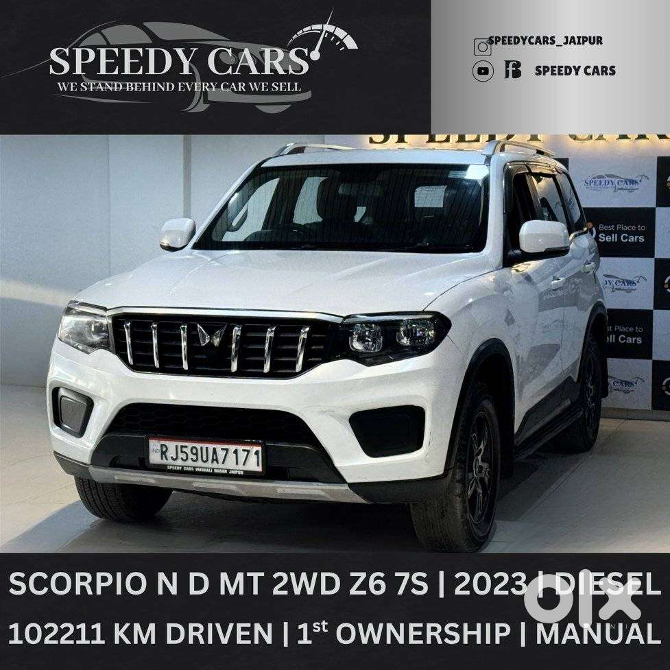 Mahindra Scorpio N Z6 Diesel Mt 2wd 7 Str, 2023, Diesel