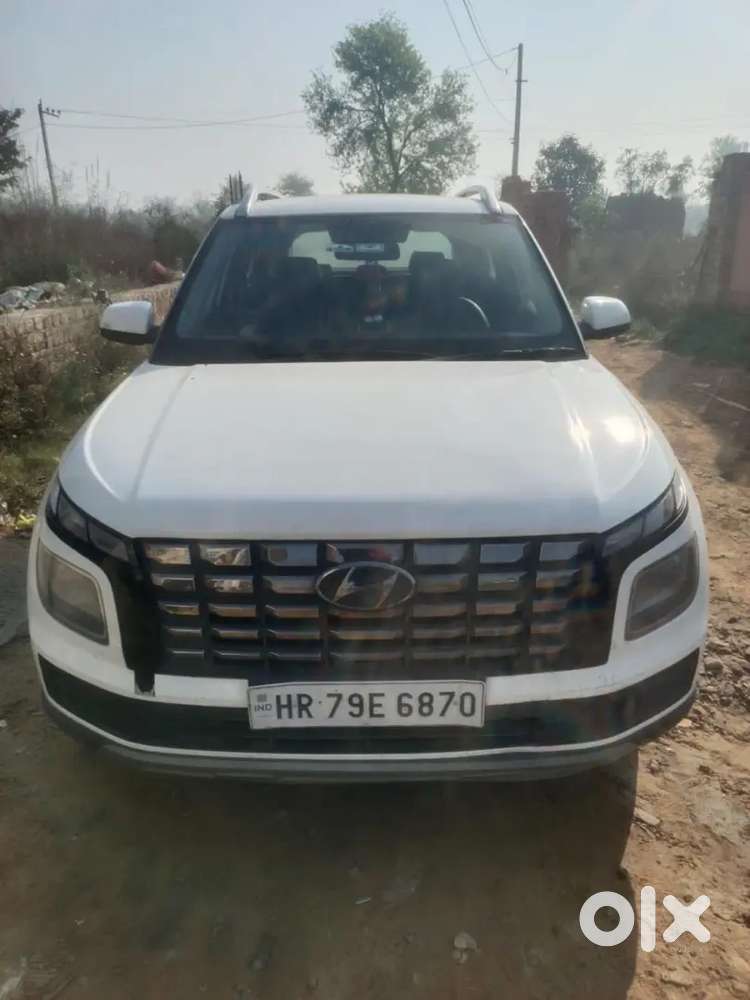 Venue Car White Colour