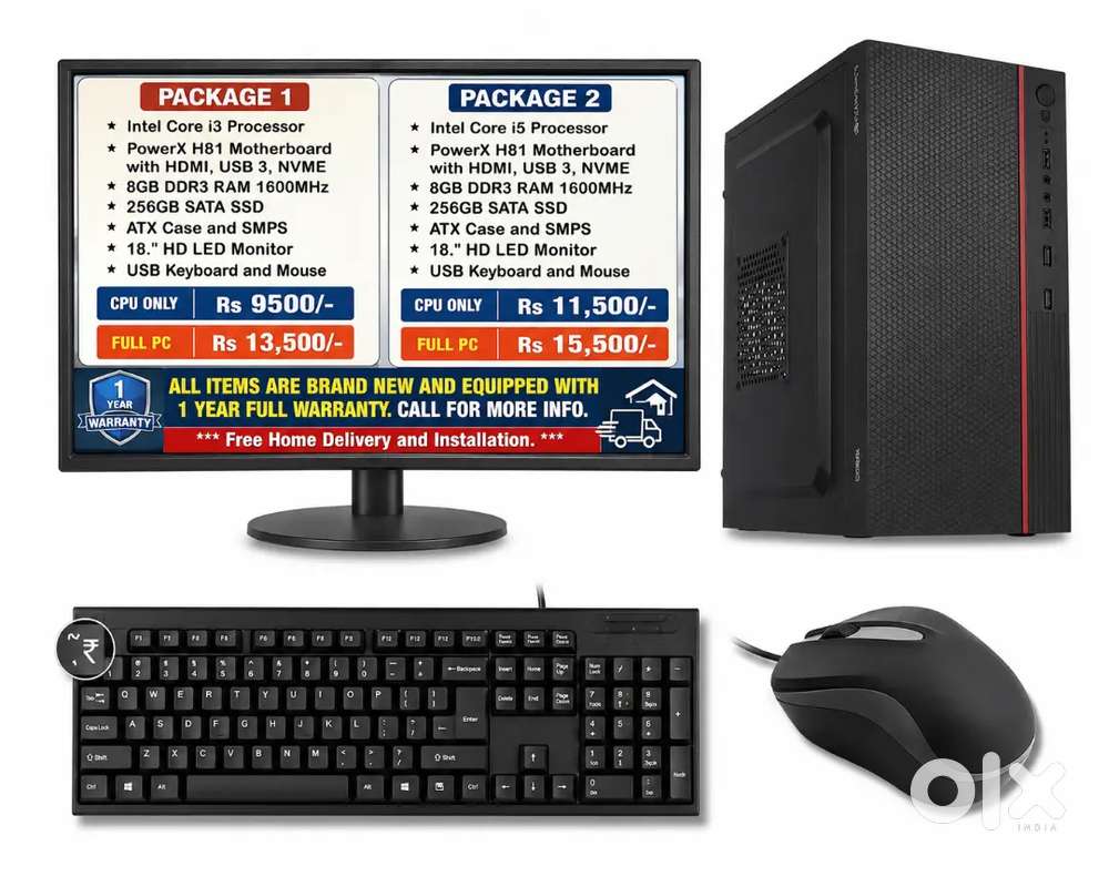Brand New Intel Computer for Cheap Price. 1 Year Warranty.