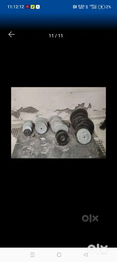 Gym equipment all old school sare equipment working me hai