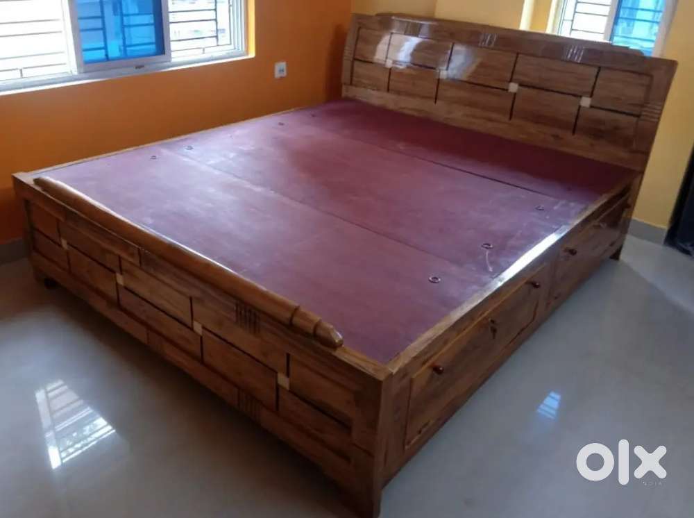 Segun wood deals bed price