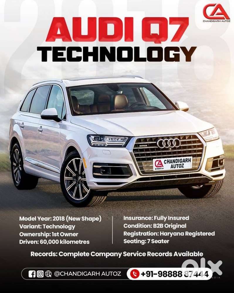 Audi Q7 3.0 45 Tdi Technology Pack, 2018, Diesel