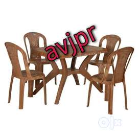 Plastic table and chairs olx best sale