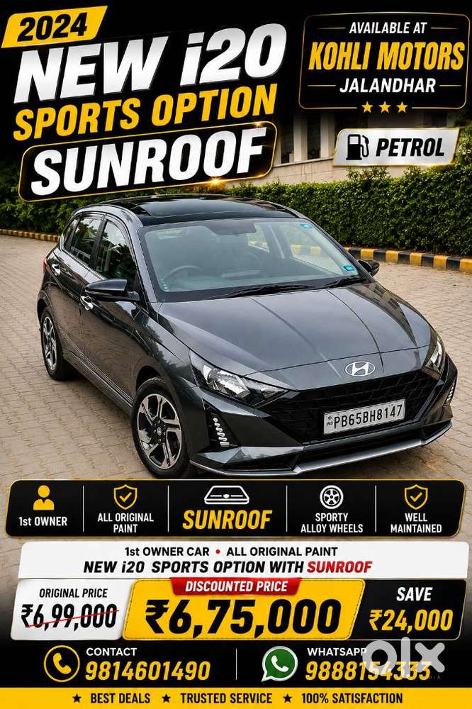 Hyundai I20 1.2 Sportz (o), 2024, Petrol