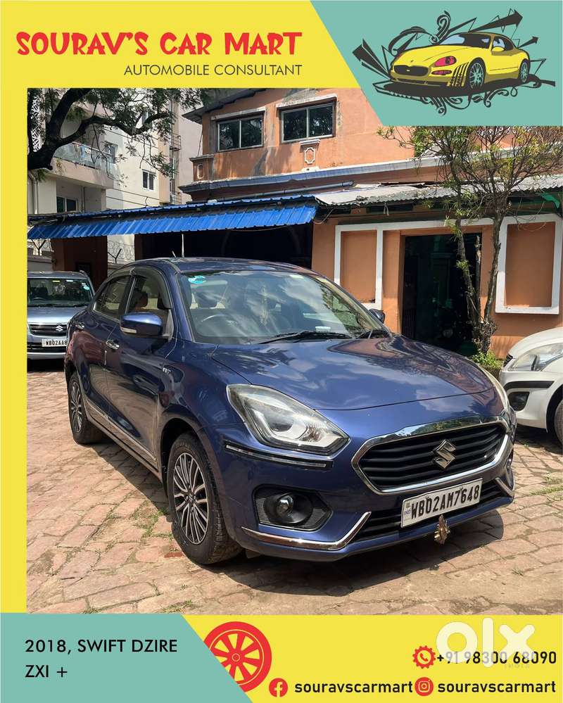 Maruti Suzuki Swift Dzire Zxi + Mt, 2018, Petrol
