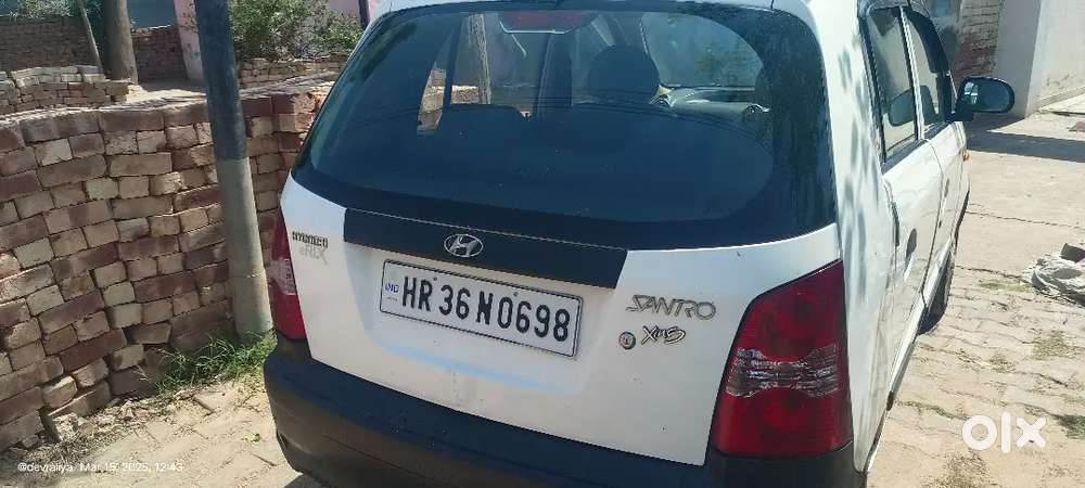 Sale And Exchange Hyundai Santro Xing 2010 Cng  90000 Km Driven